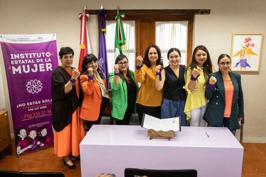 Firmó IEM convenios con refugios para reforzar la atención a mujeres víctimas de violencia en Tlaxcala