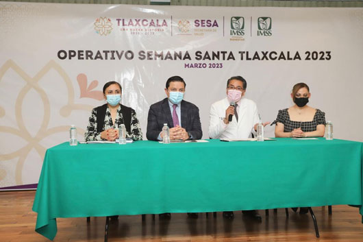 Presentan autoridades estatales y federales Operativo Semana Santa Tlaxcala 2023