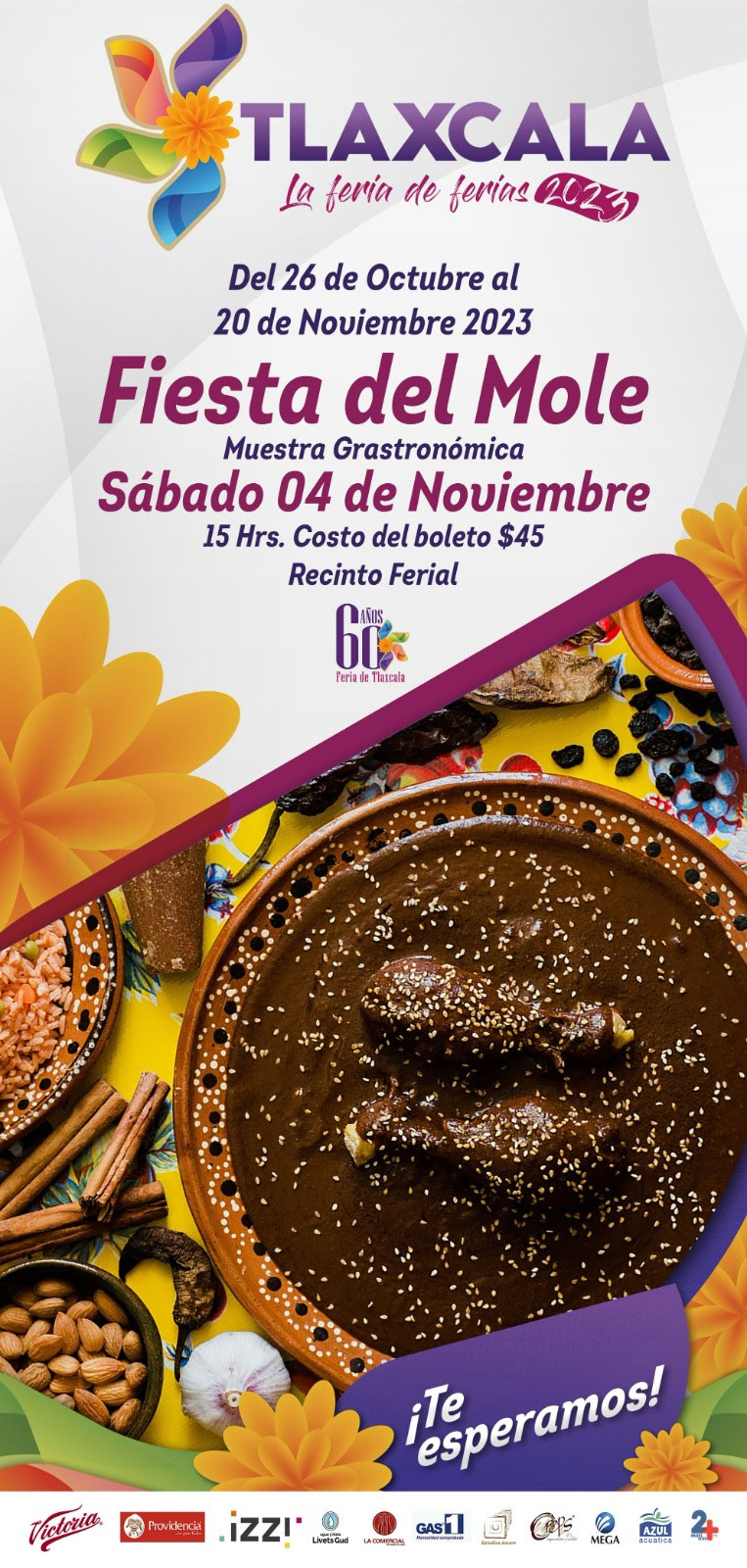 Invita patronato a la fiesta del mole en “Tlaxcala, la Feria de Ferias 2023”