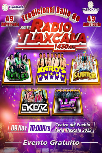 Celebrará Radio Tlaxcala su 49 aniversario con un gran baile en el recinto ferial