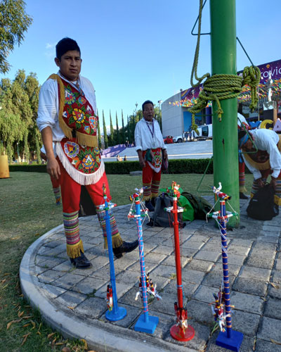Voladores de Papantla, una tradición que perdura en “Tlaxcala, la Feria de Ferias 2023”