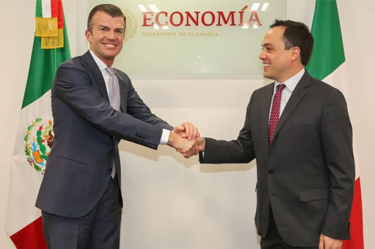 México fortalece lazos de cooperación económica con nuevo gobierno de Italia