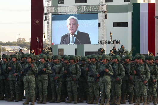 Apoyo en seguridad de fuerzas armadas no es militarización, afirma presidente López Obrador