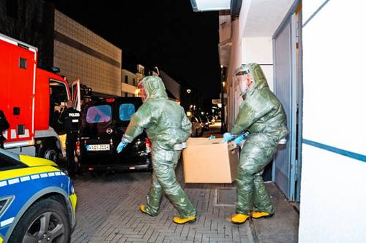Alemania: arrestan a sospechoso de planear ataque químico