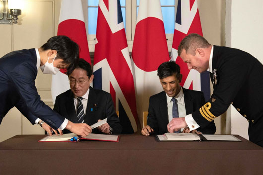 GB y Japón firman acuerdo de defensa, ante amenaza china