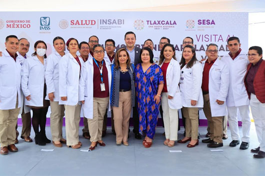 El trabajo coordinado permitirá que Tlaxcala sea ejemplo nacional en materia de salud: Gobernadora