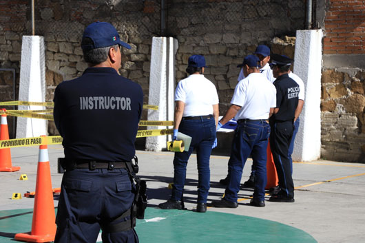 En el 2023, capacitó SSC a más de mil 900 policías estatales y municipales de Tlaxcala