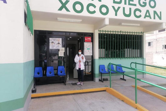 Presentó sector salud denuncia por robo en el centro de salud de Xocoyucan