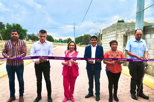 Inauguró Gobernadora obra pública en Tocatlán