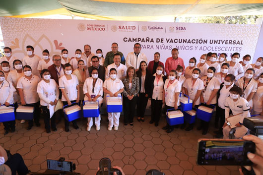 Encabezó Gobernadora inicio de campaña estatal de vacunación intensiva