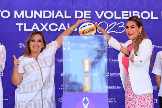 Trophy Tour llegó  a Acapulco para la Promoción del Mundial de Voleibol de Playa Tlaxcala 2023
