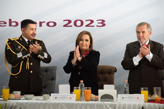 Gobernadora Lorena Cuéllar presidió el CX Aniversario del Ejército Mexicano