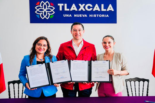 Firman convenio Secretarías de Bienestar y de Desarrollo Económico para otorgar a tlaxcaltecas vulnerables descuentos en registro de marcas