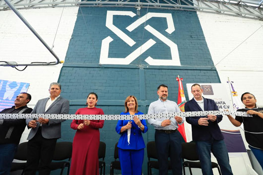 Inauguró gobernadora Lorena Cuéllar empresa EDESEG en Santa Cruz Tlaxcala