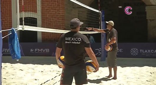 Fortalece dupla mexicana de voleibol de playa técnicas para selectivo olímpico