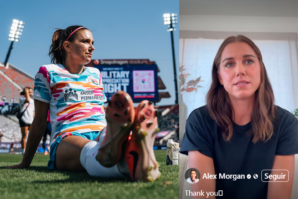 Alex Morgan dejará las canchas