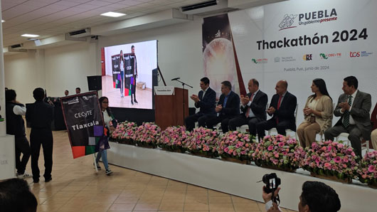 Presenta CECyTE Tlaxcala aplicación móvil en Thackathón Nacional 2024
