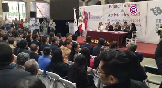 Presentó presidente del TET primer informe de actividades