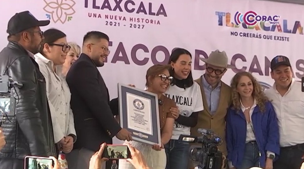 Tlaxcala impone nuevo Récord Guinness por la mayor variedad de tacos de canasta