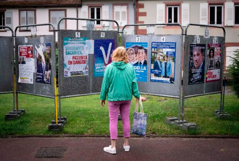 Los franceses votan en inciertas elecciones legislativas anticipadas
