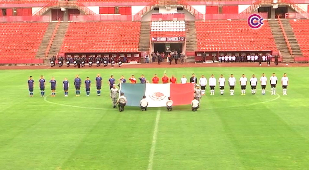 Con partido de fútbol, GN conmemoró quinto aniversario 