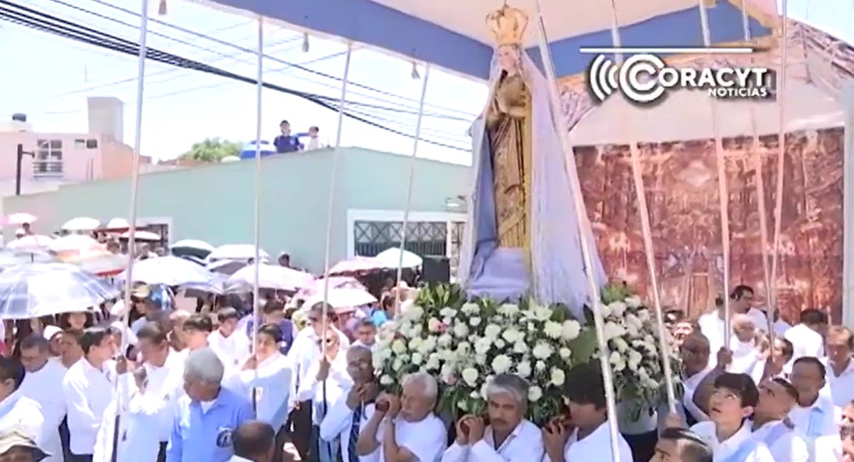 Realizan última procesión con la Virgen de Ocotlán