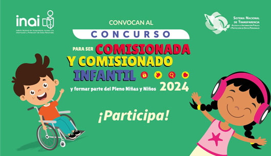 Invita IAIP Tlaxcala al concurso para ser comisionada y comisionado infantil 2024