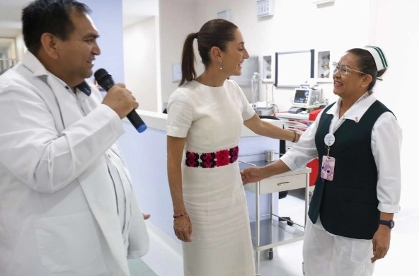 Inaugura Sheinbaum hospital en Mulegé, BCS