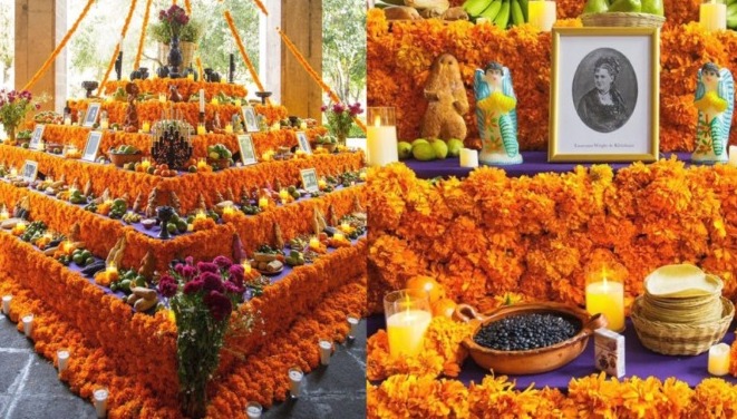 Sheinbaum dedica ofrenda de Día de Muertos a mujeres de la historia de México