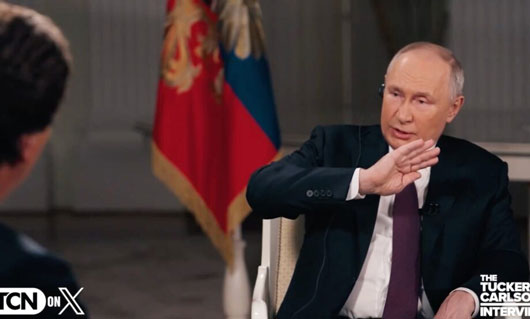 Putin dice a periodista de EUA que descarta invadir Polonia y Letonia