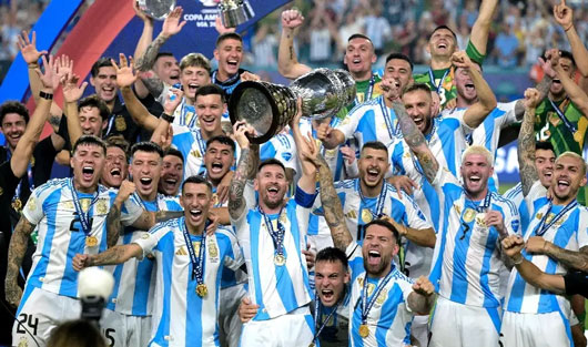 Argentina, campeón de América con gol en tiempo extra