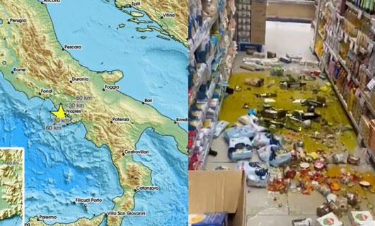 Enjambre sísmico sacude la ciudad de Nápoles en Italia