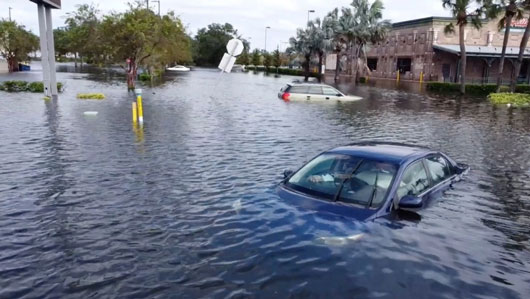 Devastación en el centro de Florida por paso de Milton