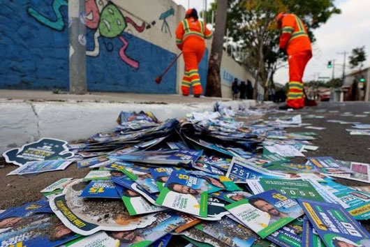 Candidatos por alcaldía de Sao Paulo van a la segunda vuelta electoral