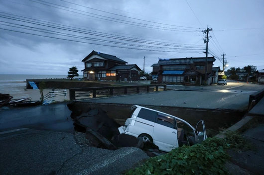 Evacuan a más de 60 mil habitantes en Japón por inundaciones