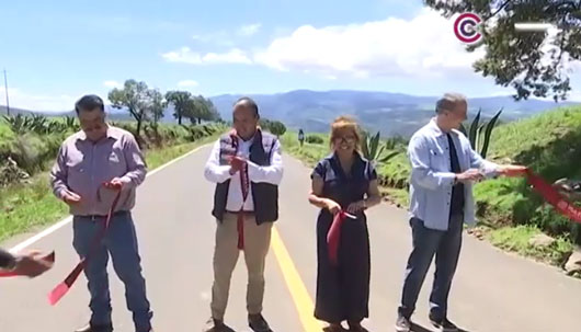 Rehabilitó gobierno del estado carretera “La Ciénega” de Tlaxco