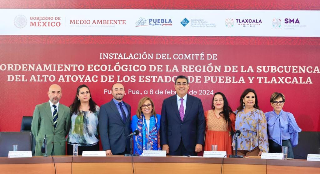 Instalan Comité de Ordenamiento Ecológico Regional de la subcuenca del alto Atoyac Puebla-Tlaxcala