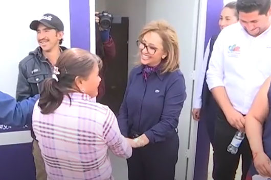 Entregó gobernadora Lorena Cuéllar acciones de vivienda en Atlangatepec