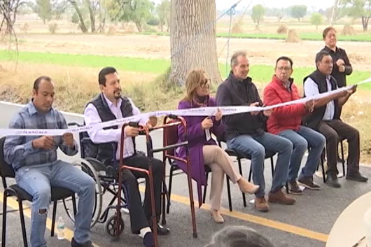 Inauguró gobernadora Lorena Cuéllar repavimentación de la carretera “Ixtacuixtla-Tecoac”