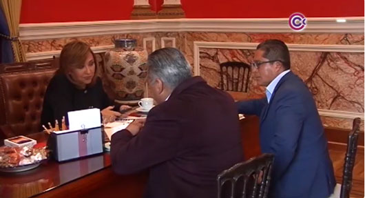 Atendió gobernadora Lorena Cuéllar peticiones de la población tlaxcalteca