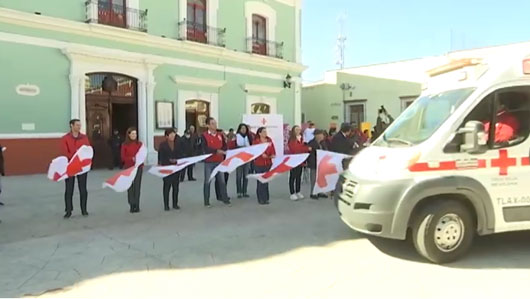 Recibirán habitantes de Huamantla y Cuapiaxtla insumos para la temporada de fríos 