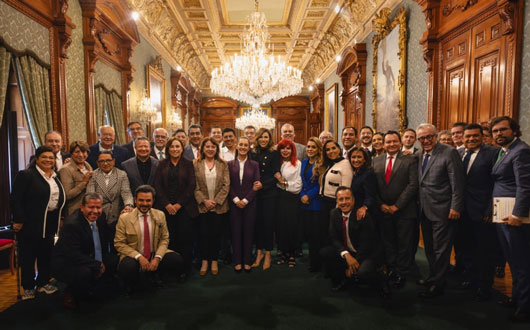 Se reunió gobernadora Lorena Cuéllar con la presidenta Claudia Sheinbaum