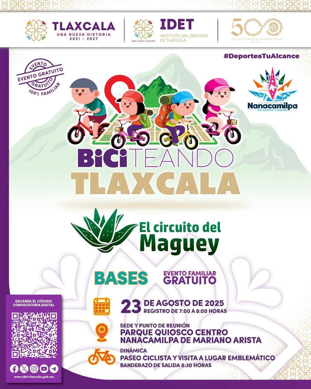 Invita IDET a ciclistas a participar en 
