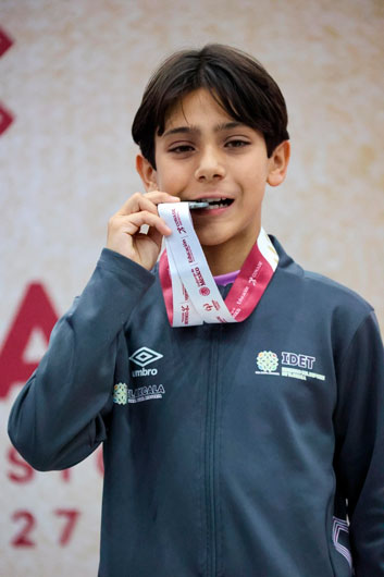 Tlaxcala brilla en gimnasia de trampolín: Plata para Alejandro Bernal Fugueman