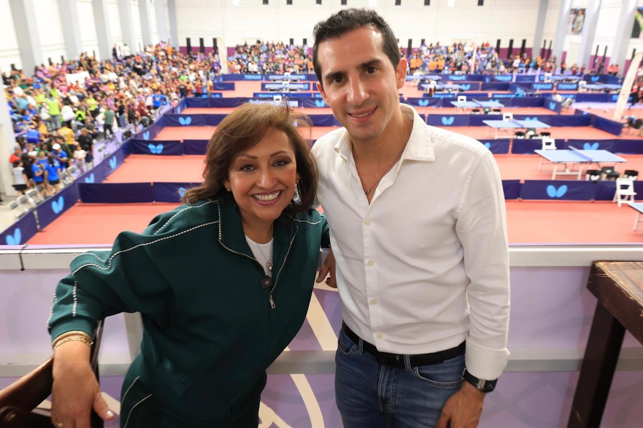 Agradece gobernadora al gobierno federal por los recursos destinados para la Olimpiada Nacional