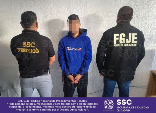 En un trabajo coordinado, SSC y FGJE cumplimentan orden de aprehensión