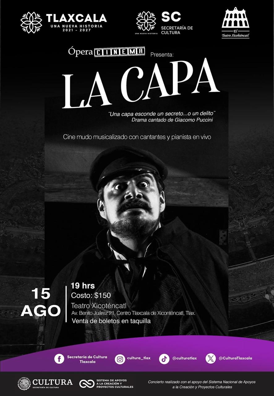 Cine mudo y ópera en vivo se fusionan en Tlaxcala con la presentación de 