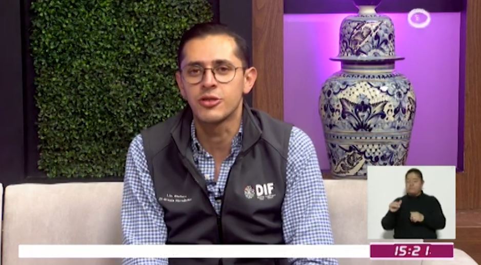 En entrevista, el director de Prevención y Atención Familiar del Sedif, Stefano Di Gracia Hernández