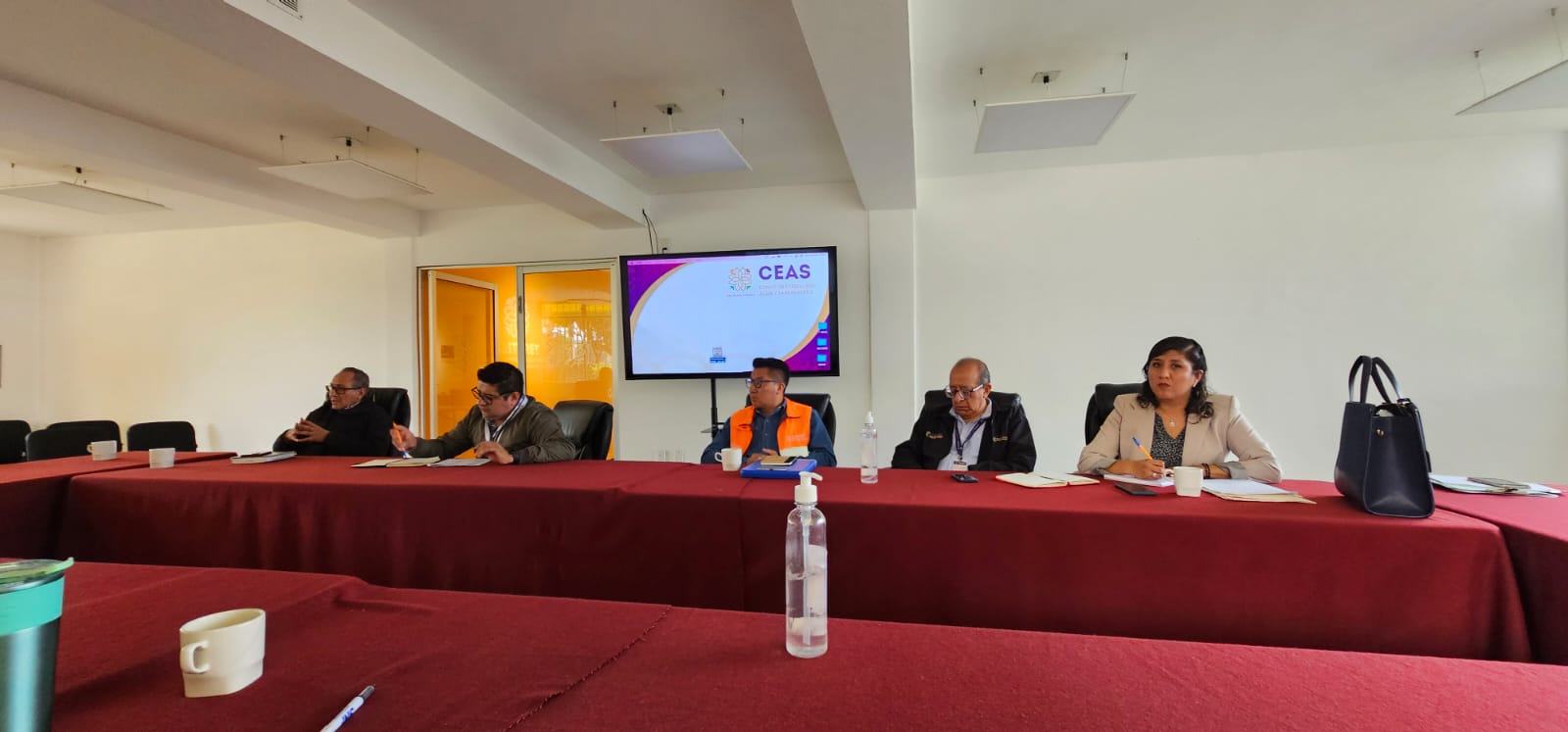 CEAS coordina acciones con dependencias para garantizar agua confiable en el estado