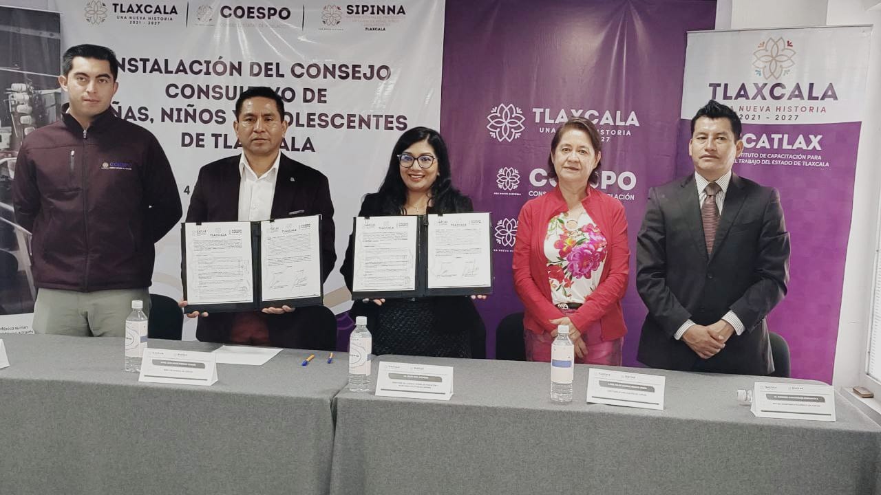 Coespo e Icatlax capacitarán a servidores públicos que atienden a niñas, niños y adolescentes